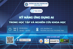 TỌA ĐÀM "KỸ NĂNG ỨNG DỤNG AI TRONG HỌC TẬP VÀ NGHIÊN CỨU KHOA HỌC"